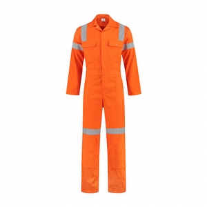 Drukkn.overall HiVis kat. oranje